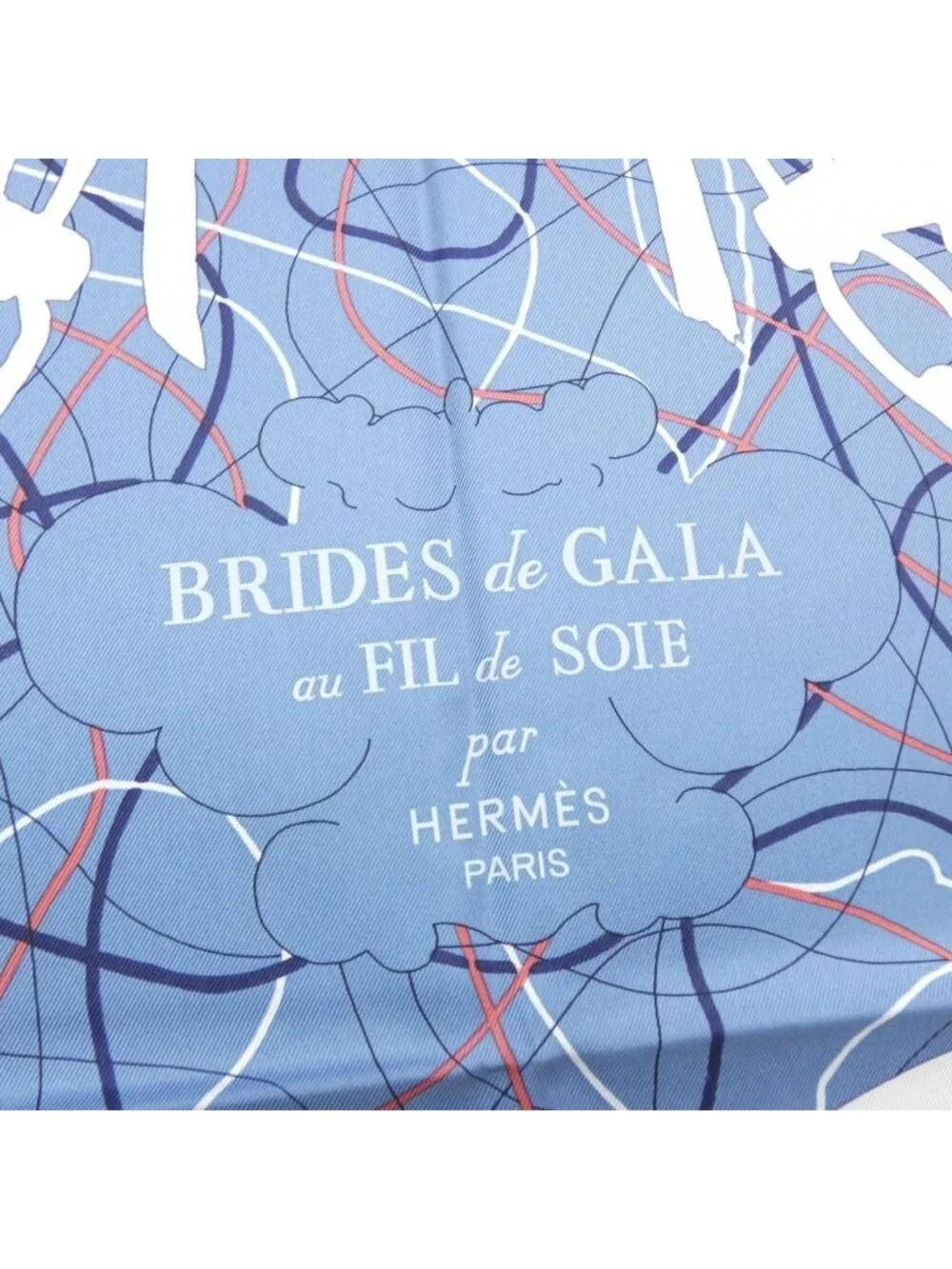 Hermes Brides de Gala AU Fil de Soie Carre Scarf
